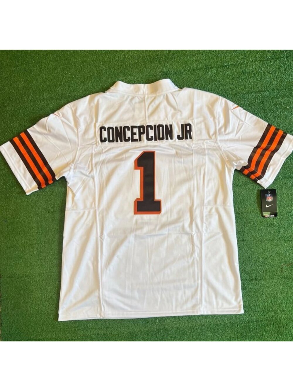 KC Concepcion JR White Jersey Stitched Vapor
